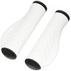 CYCLE PRO CP-HG1133AD2 MTB Ergo Grip, White/Black, 5.1 inches (130