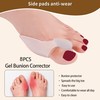 Bunion Cushion Protector and Big Toe Separator FOYOLO 8 Pack