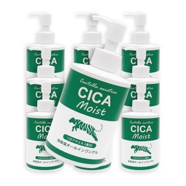 CICA Moist Highly Moisturizing All-in-One Gel, 7.1 oz (200 g) x 10 Bottles, Gel Serum, Compound with Peppermint Extract, Made in Japan
