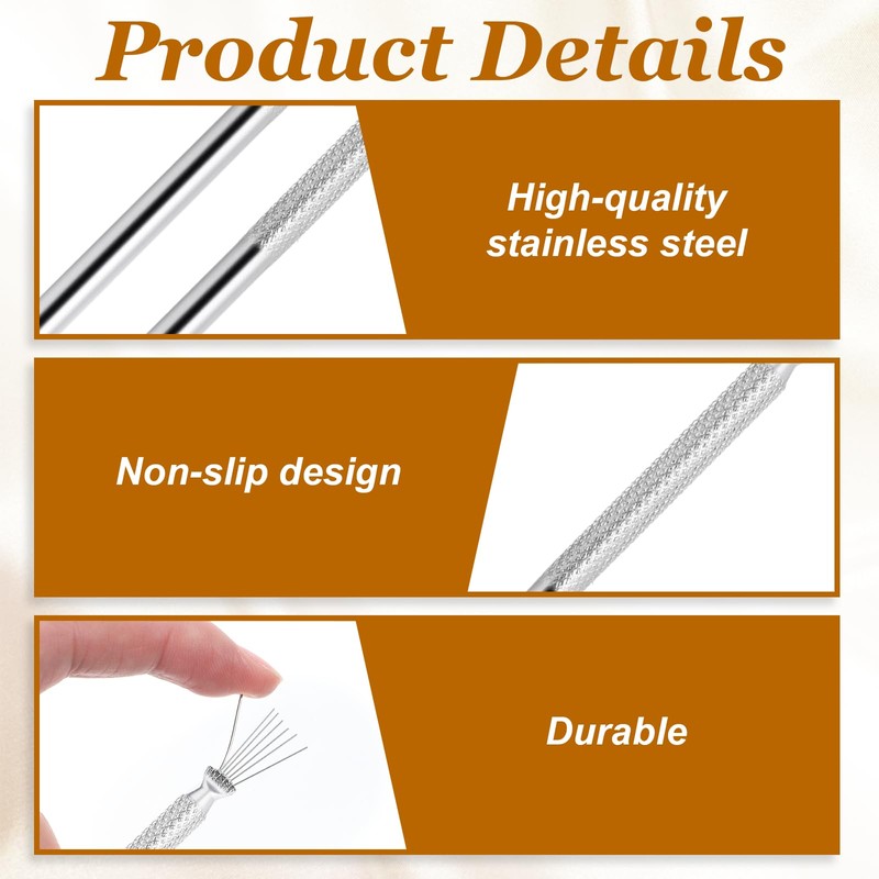 8 PCS Clay Scoring Tools, Stainless Steel Pottery Scoring Tool,