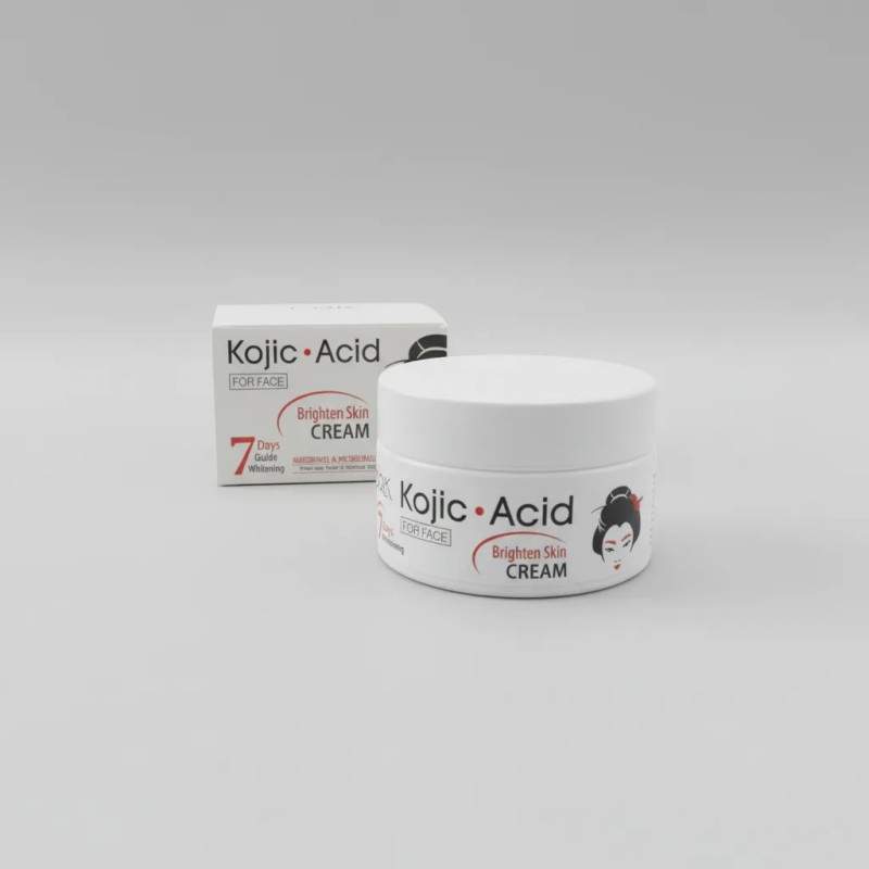 Crema Aclarante Iluminadora Ácido Kójico Manchas Paño 120g Mixta Día
