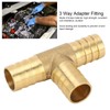 3 Way Adapter Fitting Brass 5/8in Brass Universal Tee Fitting