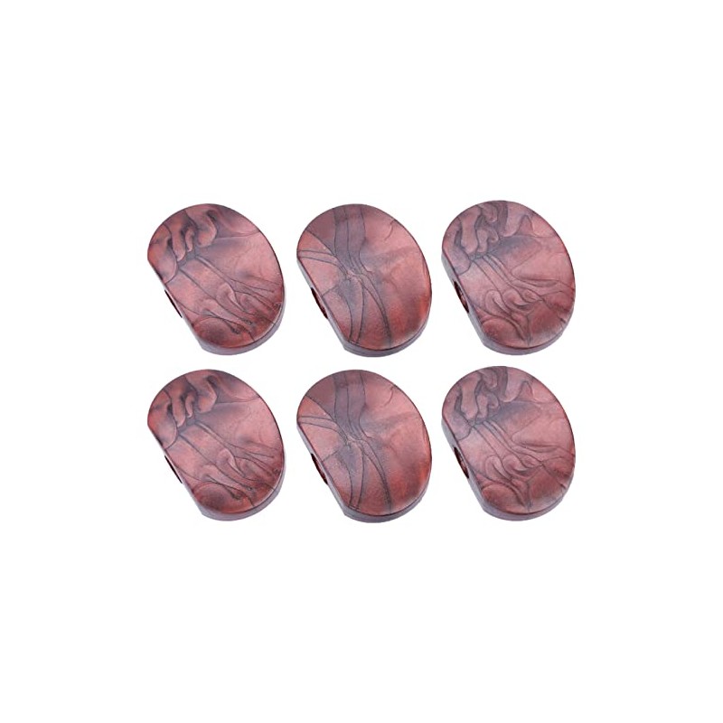6 PCS Tuner Buttons Guitar Machine Head Semicircle Tuning Peg