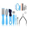 Dead skin remover/nail clippers/heel/foot file/13 types set 3ea