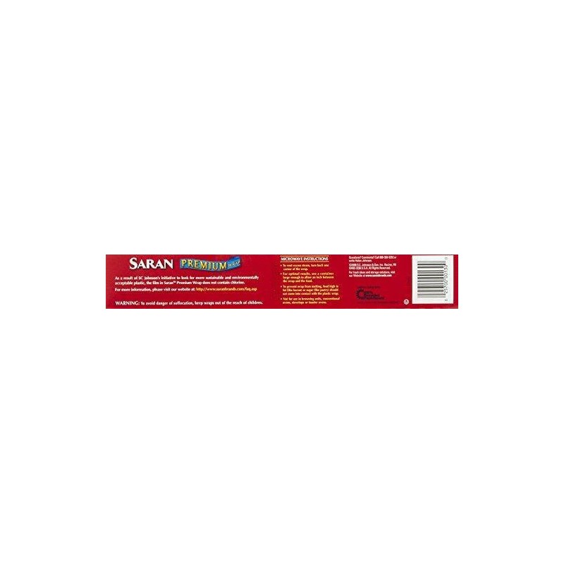Saran Premium Plastic Wrap - 100 ft - 3 pk