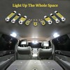 BMTxms LED Light Bulbs Interior Light Kit White Dome Lights