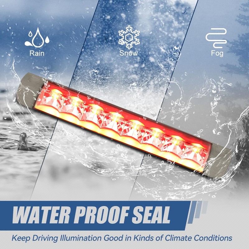 Auto Dynasty Full LED 3rd Third Brake Light Compatible with