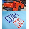 JD Fit 2022 2023 Toyota Tundra TRD PRO Red Domed