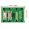DB9-MG6 DIN Rail Mount Interface Module Male / Female Connector