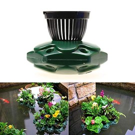 4pcs Aquaponics Floating Pond Planter Basket Kit - Hydroponic Island Gardens