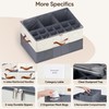 MSTONAL Shoe Organizer for Closet, 2 Pack Shoe Storage Containers