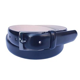 Nagasawa Belt Industry Italy Rinaldi Advan Leather Belt, Black