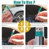 Tire Tread Depth Gauge WorthPlanet 2 PCS Two-Sided Color Coded