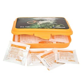Alfavet Dia Tab 20 x 5.5 g in the Practical Travel Pharmacy