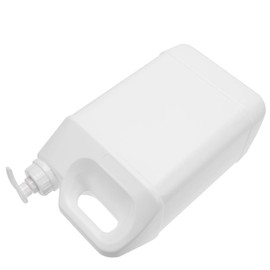 Empty Pump Bottle Dispenser - 5L Refillable Liquid Pump Bottles Cosmetics Storage Container Large Soap with Cap for Residential Commercial Industrial Dish