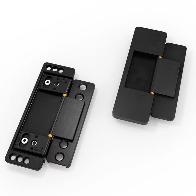 MENGSHI Hidden Door Hinges Ultra-Thin Invisible Hinge for Secret Door