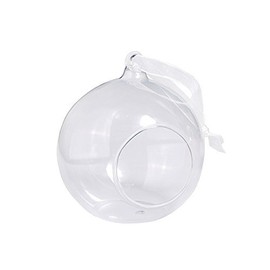 Storm Light Sphere Ball with A round opening for Tea Lights Set of 2 / 10 CM