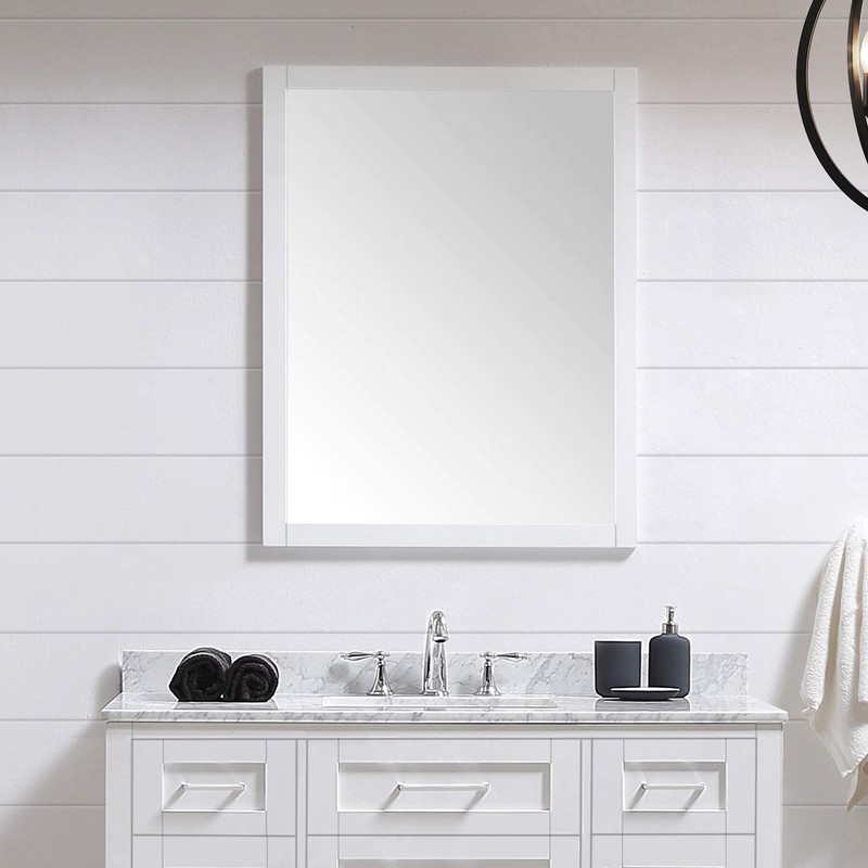 OVE Decors Tahoe 28" x 36" White Mirror
