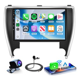 Rimoody 2G+64G Android 13 Wireless Carplay for Toyota Camry 2015 2016 2017 Car Radio Upgrade, Car Stereo Android Auto GPS 10.1 Inch Touch Screen Mirror Link Bluetooth FM/RDS EQ WiFi Backup Camera
