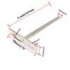 Rannb Floating Shelf Brackets 5" Length Heavy Duty Blind Shelf