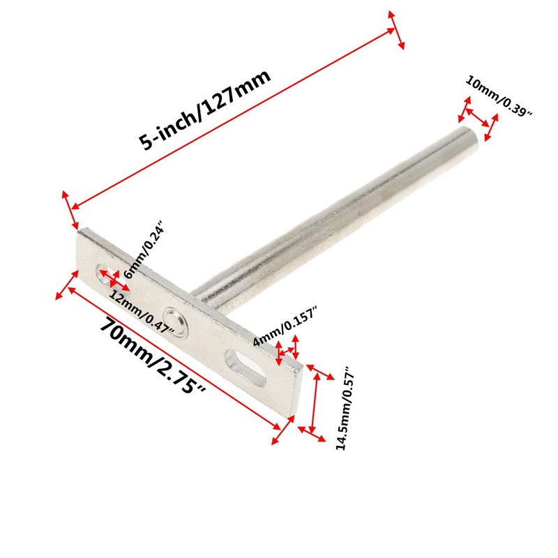 Rannb Floating Shelf Brackets 5" Length Heavy Duty Blind Shelf