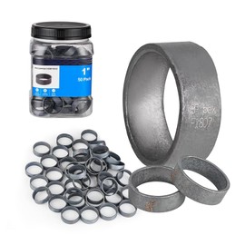 50Pcs GUOFIS 1Inch PEX Copper Ring,Pro Pex Crimp Copper Rings for Potable Water