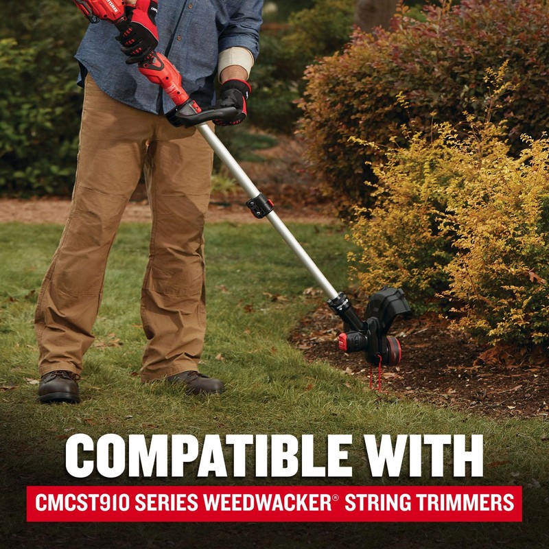 CRAFTSMAN String Trimmer Line, 0.08-Inch, 3-Pack, 20-feet, Twist line (CMZST0803)