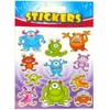 12 Sheets of Monster Space Alien Stickers - each sheet