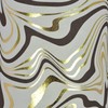 Marble Cream Gray/Gold Foil