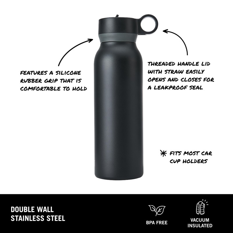 BUILT 40oz Cascade Double Wall Vacuum Insulated Stainless Steel Water