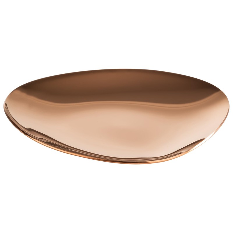APS Pebbles 40794 Set of 4 Plates Stainless Steel PVD