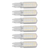 6pcs G9 LED Bulbs 7W Dimmable 360° Illumination Replacement Light
