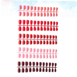 Healeved Matte Coffin Nails Fake Nail Tips 120pcs Set Long Ballet False Nails Professional Nail Art Tools