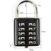 zeng Padlock - Digits Combination Lock,Button Combination Security Padlock Digital