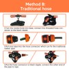 ValueHall Lawn Sprinkler Oscillating Sprinkler Adjustable 360 Degree Three Arm