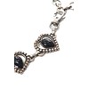 collezione alessandro Rosi Chain Belt with Hearts, Antique silver