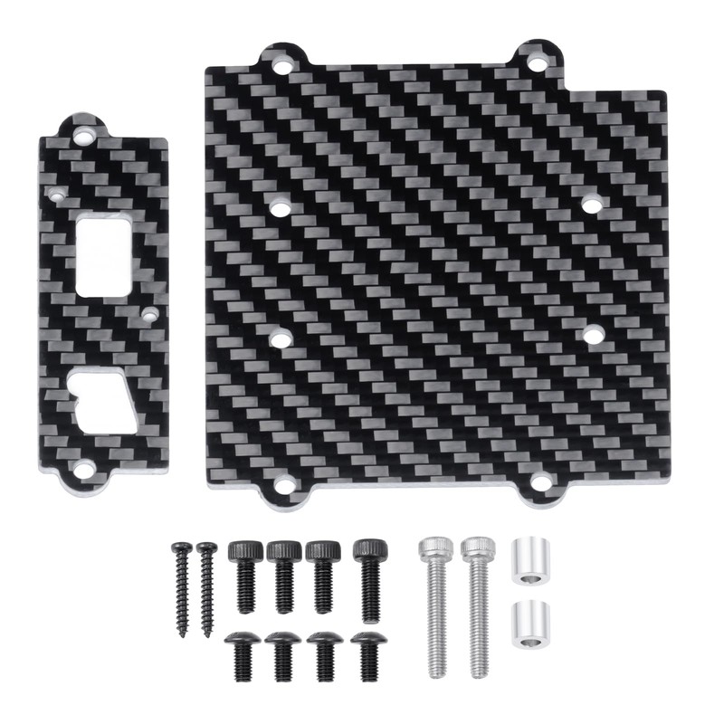 WEFEINO Carbon Fiber Battery ESC Mount Plate RC ESC Mounting