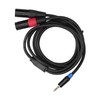 Cable Estéreo de 3,5 Mm a XLR Doble, Miniconector de