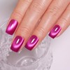Imtiti Cat Eye Gel Nail Polish, Hot Pink Holographic Magnetic