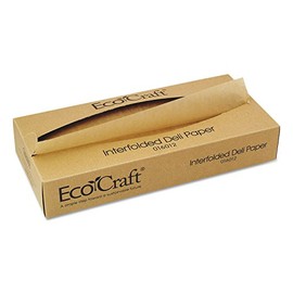 Bagcraft BGC016012 EcoCraft Interfolded Soy Wax Deli Sheets 12 x 10 3/4 500/Box 12 Boxes/Carton