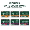 Starbucks K-Cup Coffee Pods, Starbucks Blonde, Medium and Dark Roast
