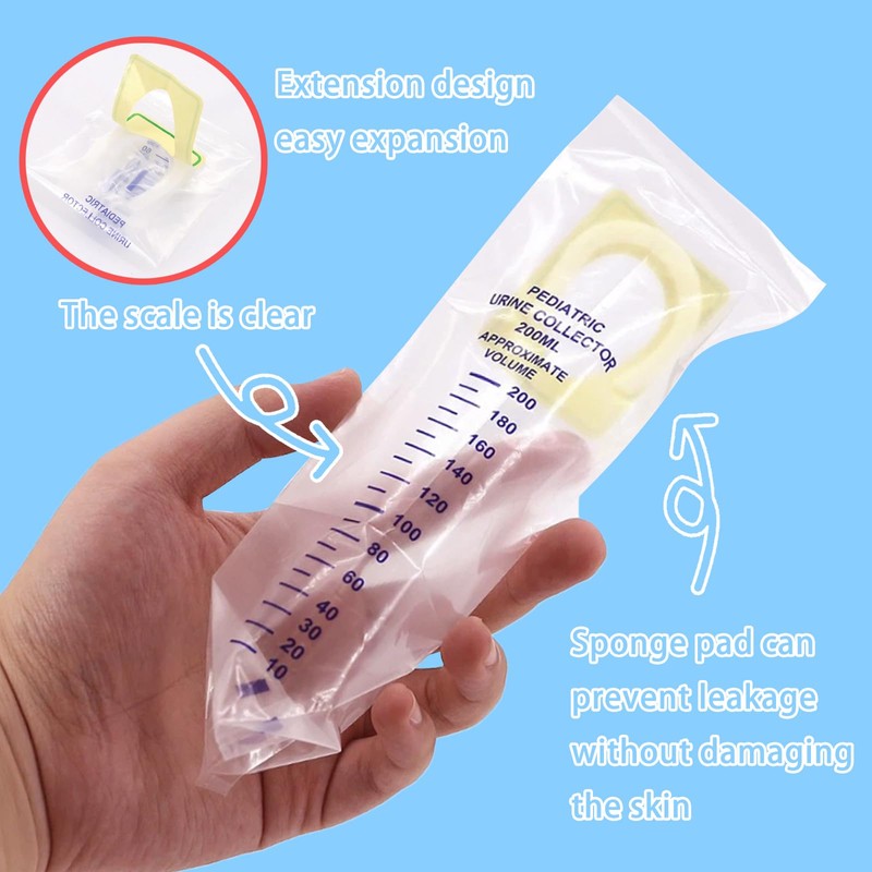 HSOSK Disposable Baby Urine Bag Spill Proof Collector Aid Pee