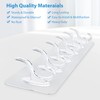 BPTAKOO Adhesive Hooks, Wall Hooks, 4 Packs Practical Clothing &