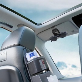 Genérico Soporte para Gafas De Sol De Coche Sujeción para Gafas Y Tarjetas - Organizador Y Sujetador Unisex para Automóvil