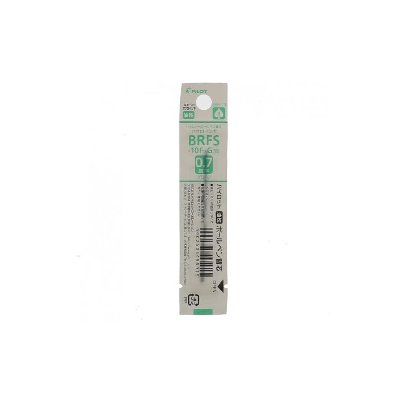 Pilot BRFS-10F-G Permanent Ballpoint Pen Refills, Acro Ink, Various Colors,