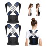 2pzs Chaleco Corrector Postura Ortopédico Faja Lumbar Unisex