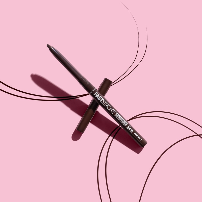 Collection Fast Stroke Waterproof Gel Eye Definer, Smudge-Proof, Long Wearing,