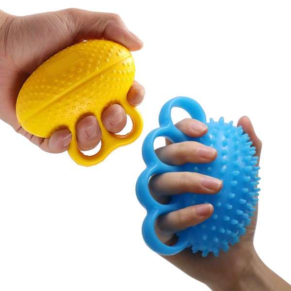 Pack of 2 Kneading Ball for Hands Therapy, Hand Trainer,