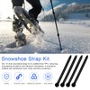 4 Pack 12 Inch Snowshoe Straps Replacement for MSR Classic