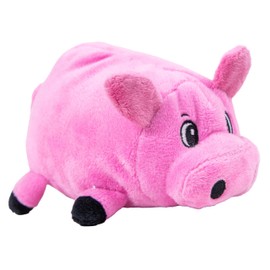 Outward Hound Fattiez Pig Plush Squeaky Dog Toy, Small
